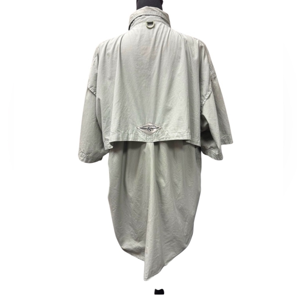 Hook&Tackle High Tech Fishing Gear Men's Short Sleeve Button Down Shirt size XL - Picture 3 of 12
